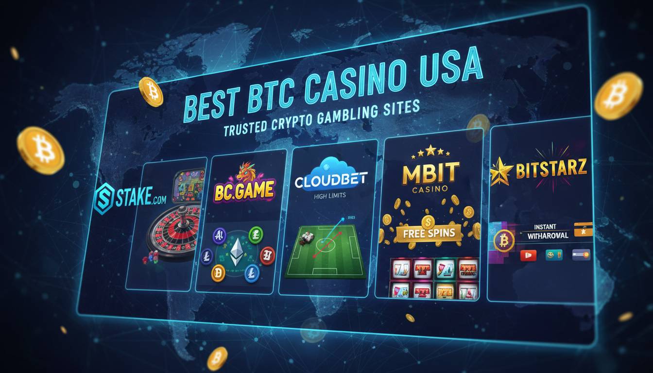 Best BTC Casino USA - Trusted Crypto Gambling Sites