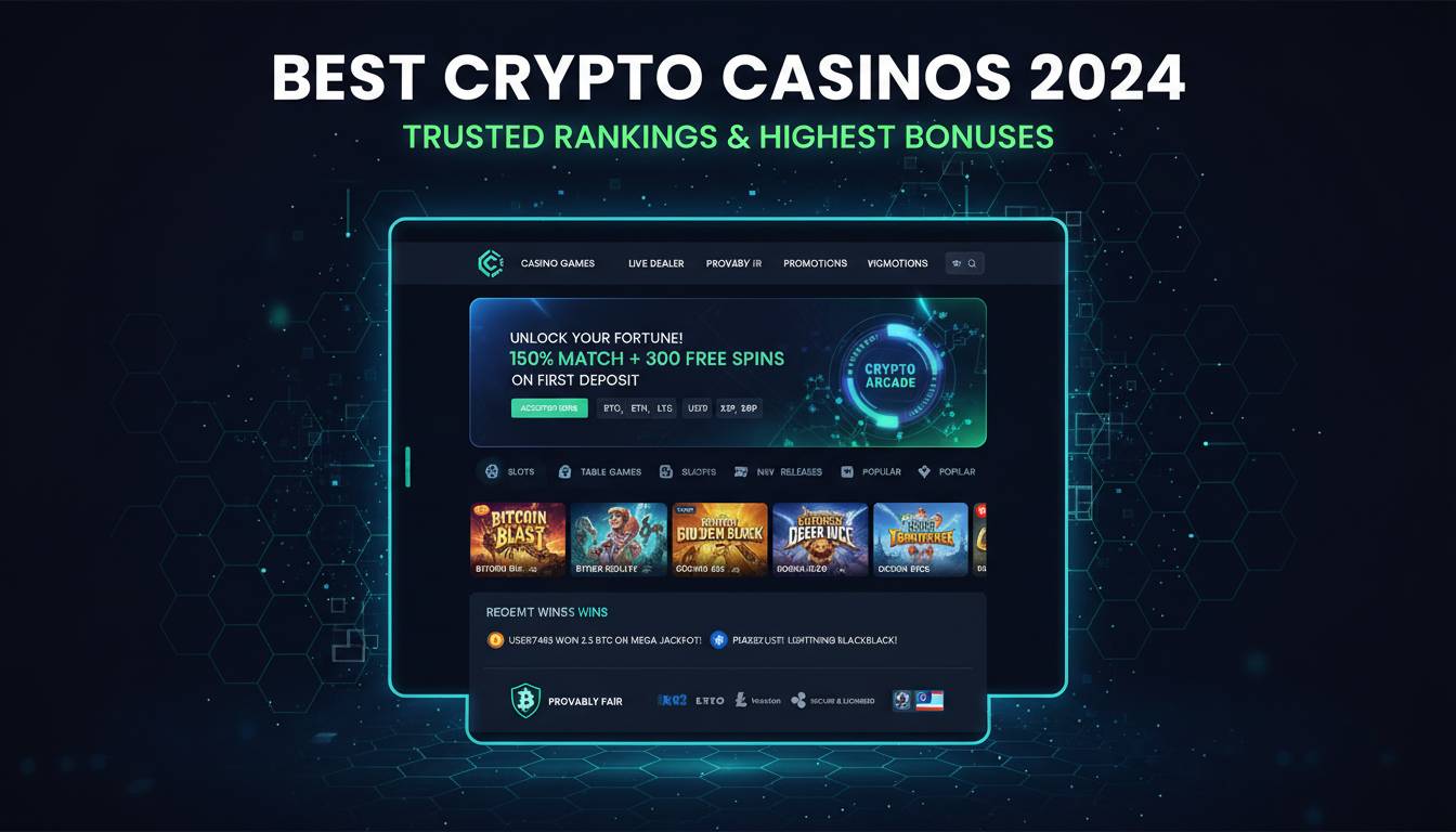 Best Crypto Casinos 2024 - Trusted Rankings & Highest Bonuses