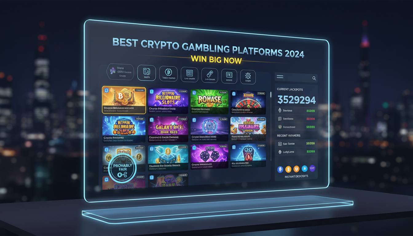 Best Crypto Gambling Platforms 2024 | Win Big Now