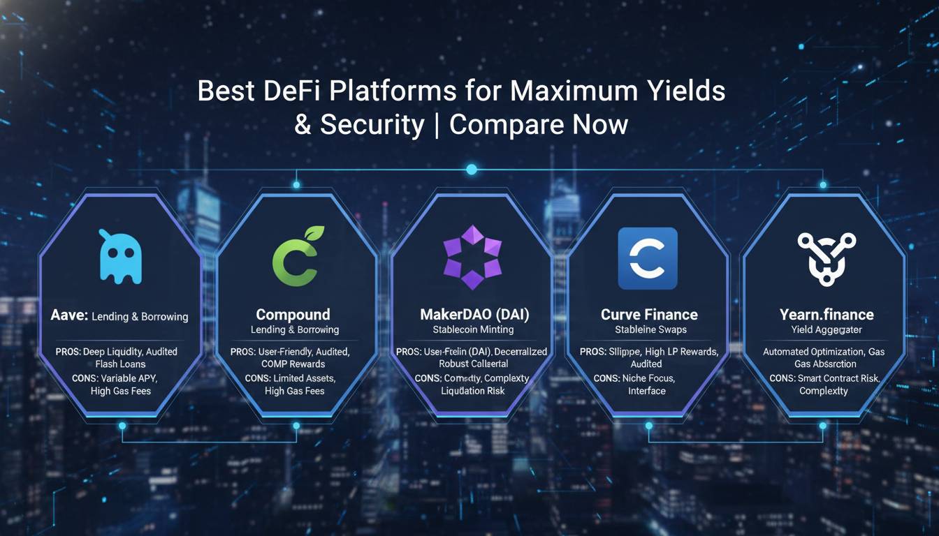Best DeFi Platforms for Maximum Yields & Security | Compare Now