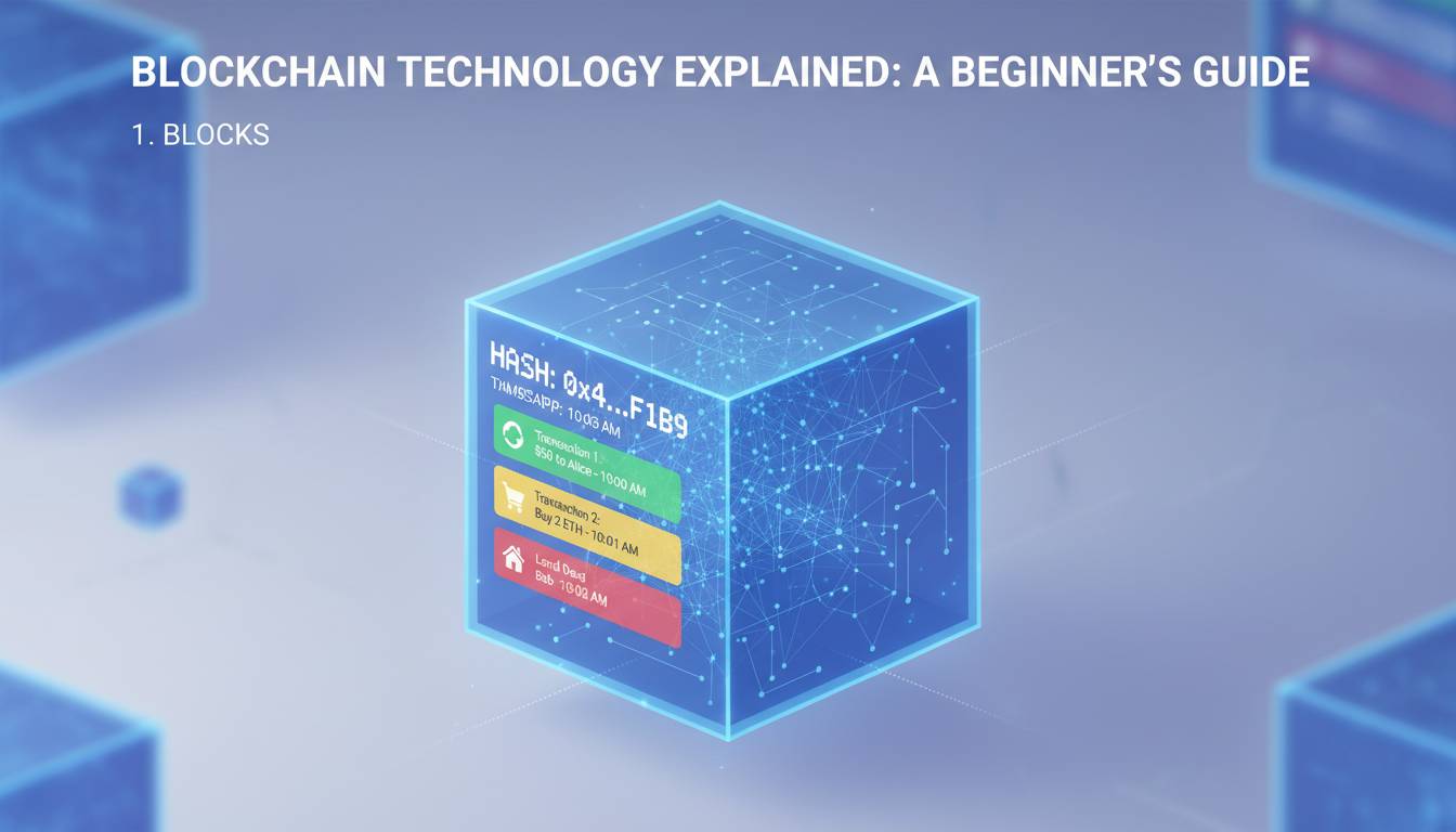 Blockchain Technology Explained: A Beginner's Guide