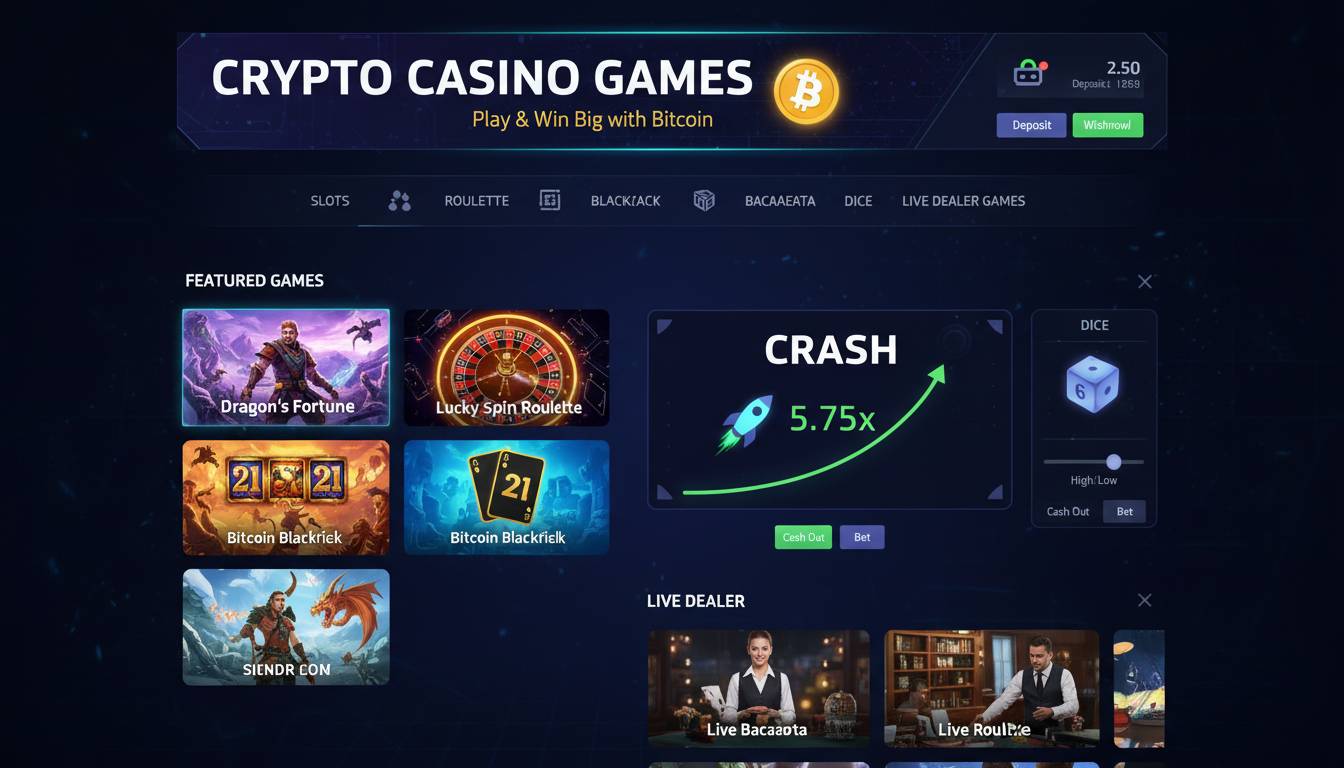 Crypto Casino Games - Play & Win Big with Bitcoin