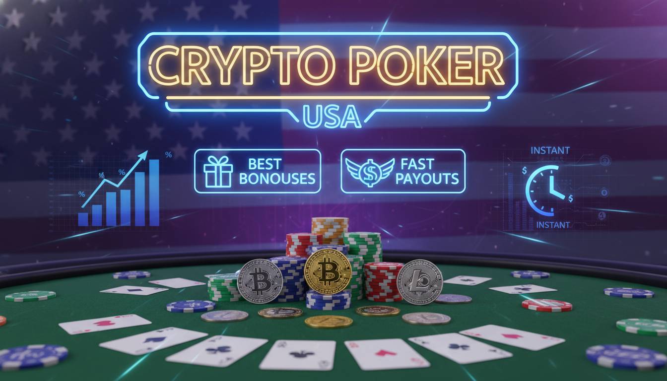 Crypto Poker Sites USA - Best Bonuses & Fast Payouts