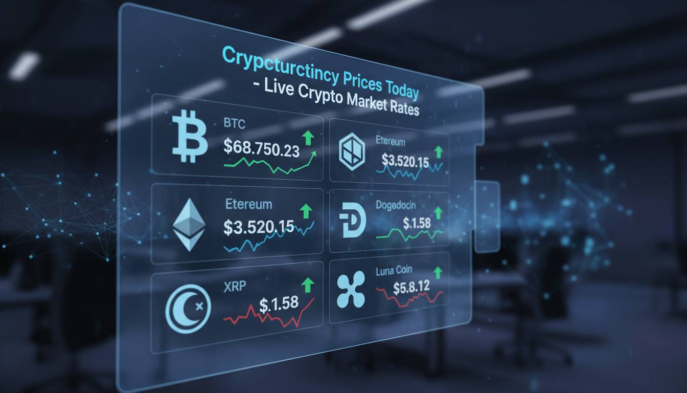 Cryptocurrency Prices Today - Live Crypto Market Rates