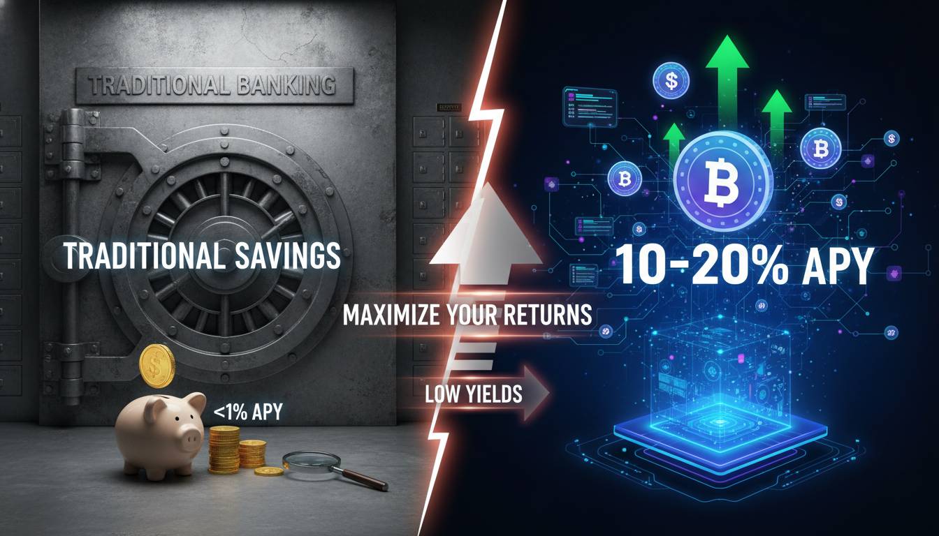 DeFi Yields vs Traditional Savings: Maximize Your Returns