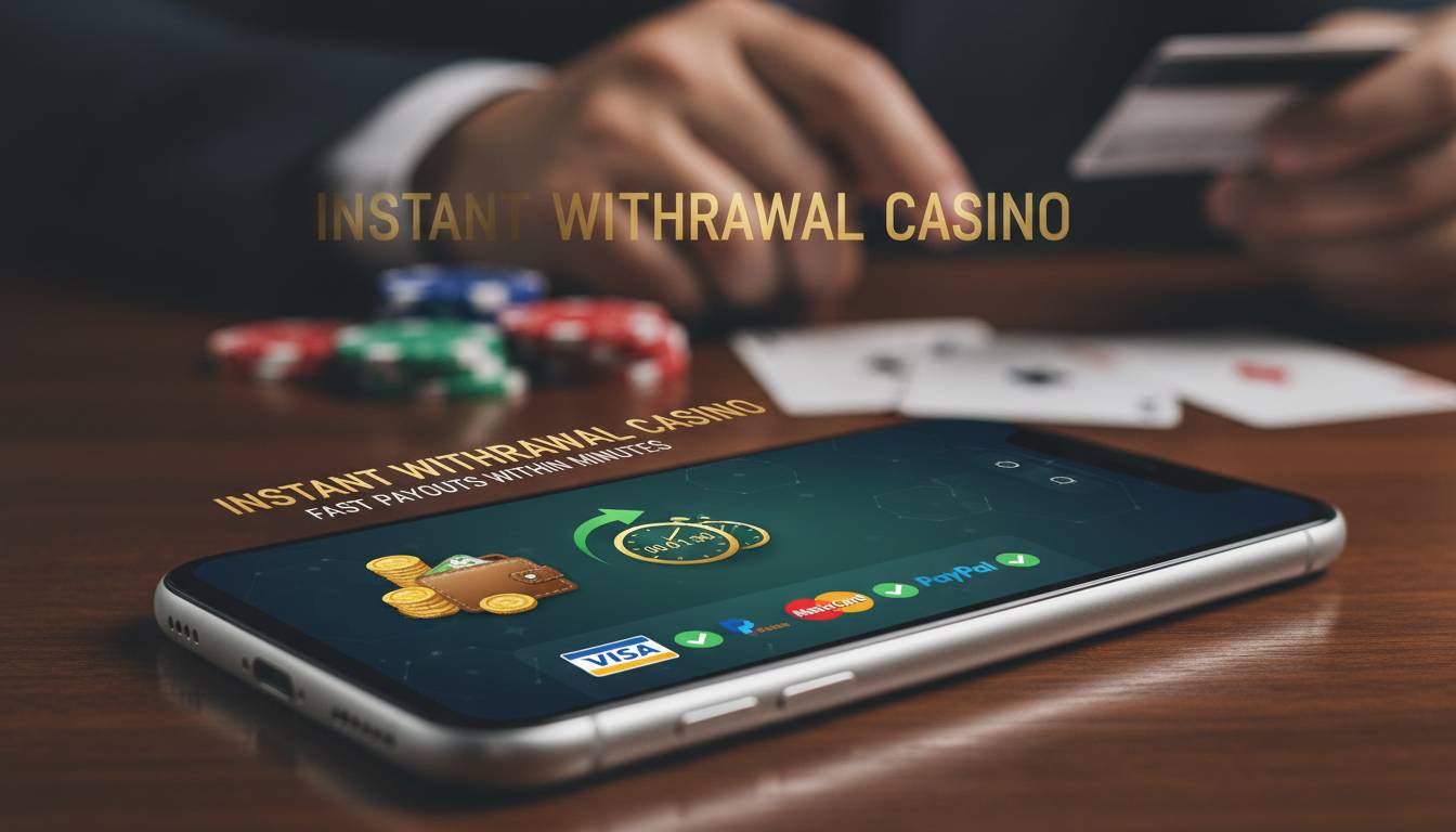 Instant Withdrawal Casinos - Fast Payouts Within Minutes