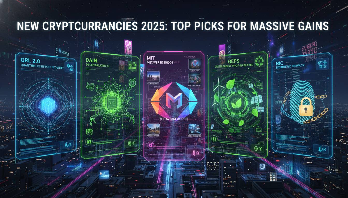 New Cryptocurrencies 2025: Top Picks for Massive Gains