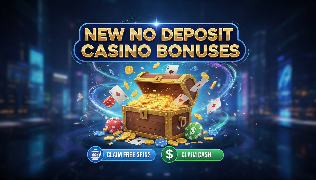New No Deposit Casino Bonuses - Claim Free Spins & Cash