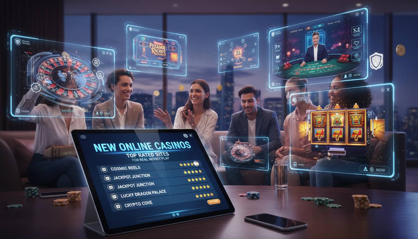 New Online Casinos - Top Rated Sites for Real Money Play