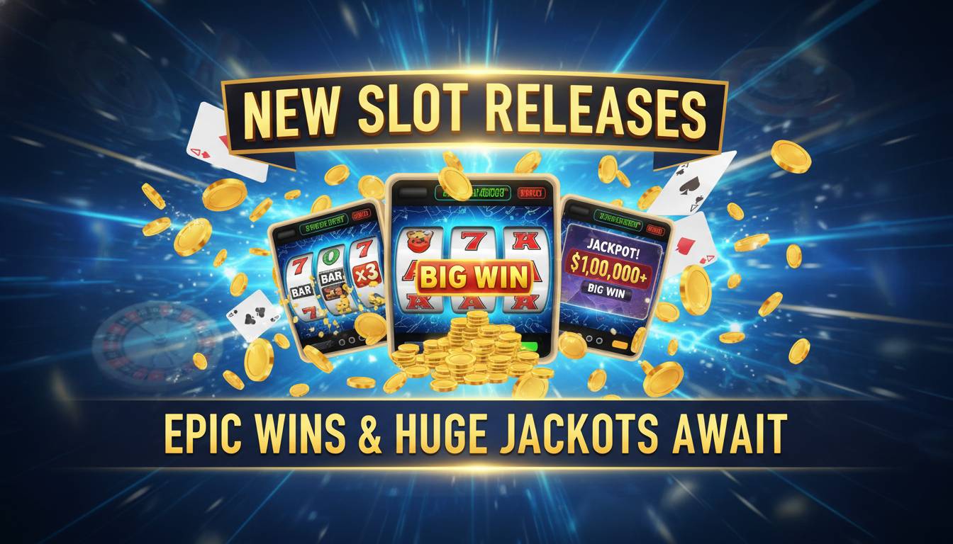 New Slot Releases: Epic Wins & Huge Jackpots Await