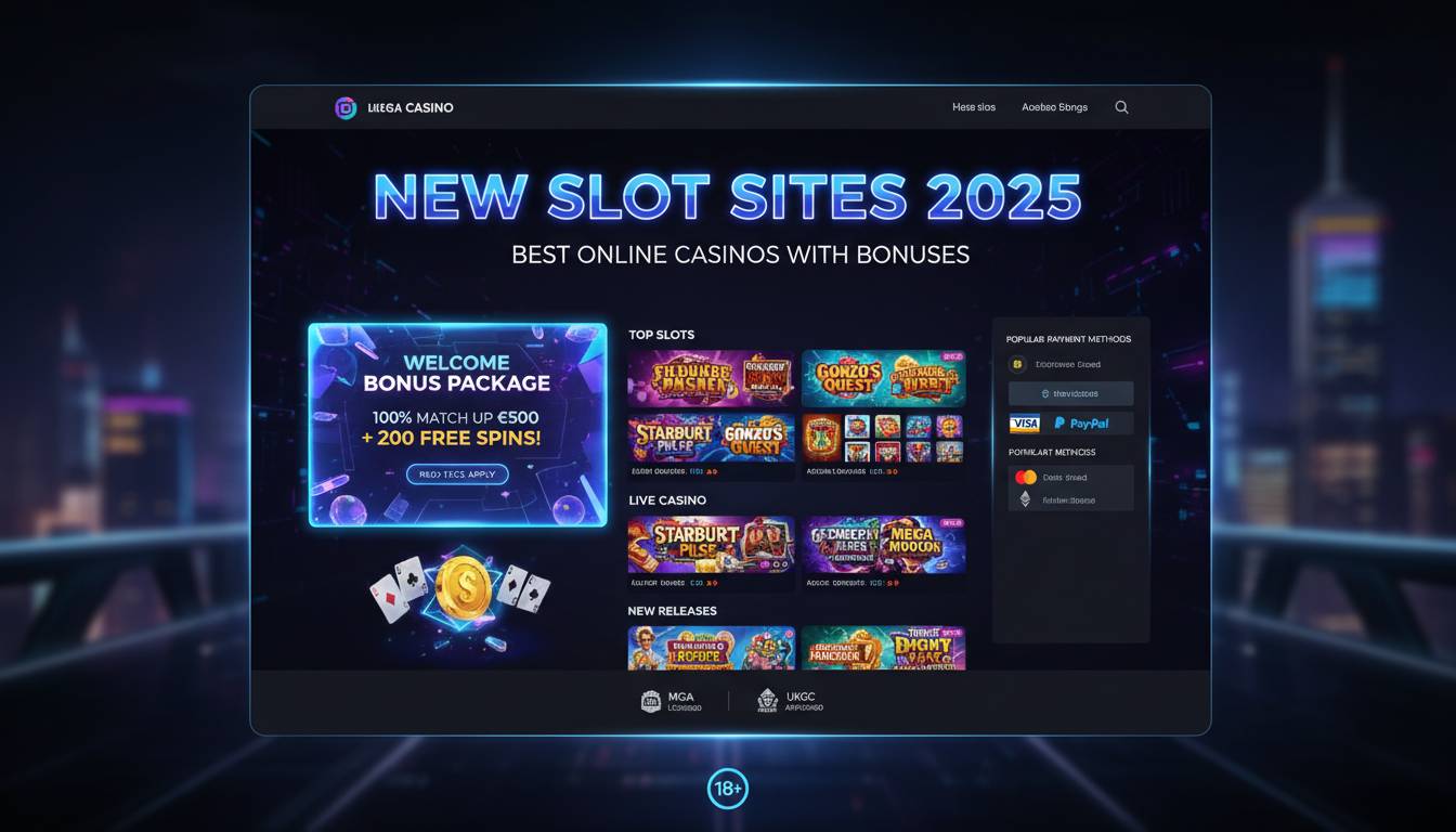 New Slot Sites 2025 - Best Online Casinos With Bonuses