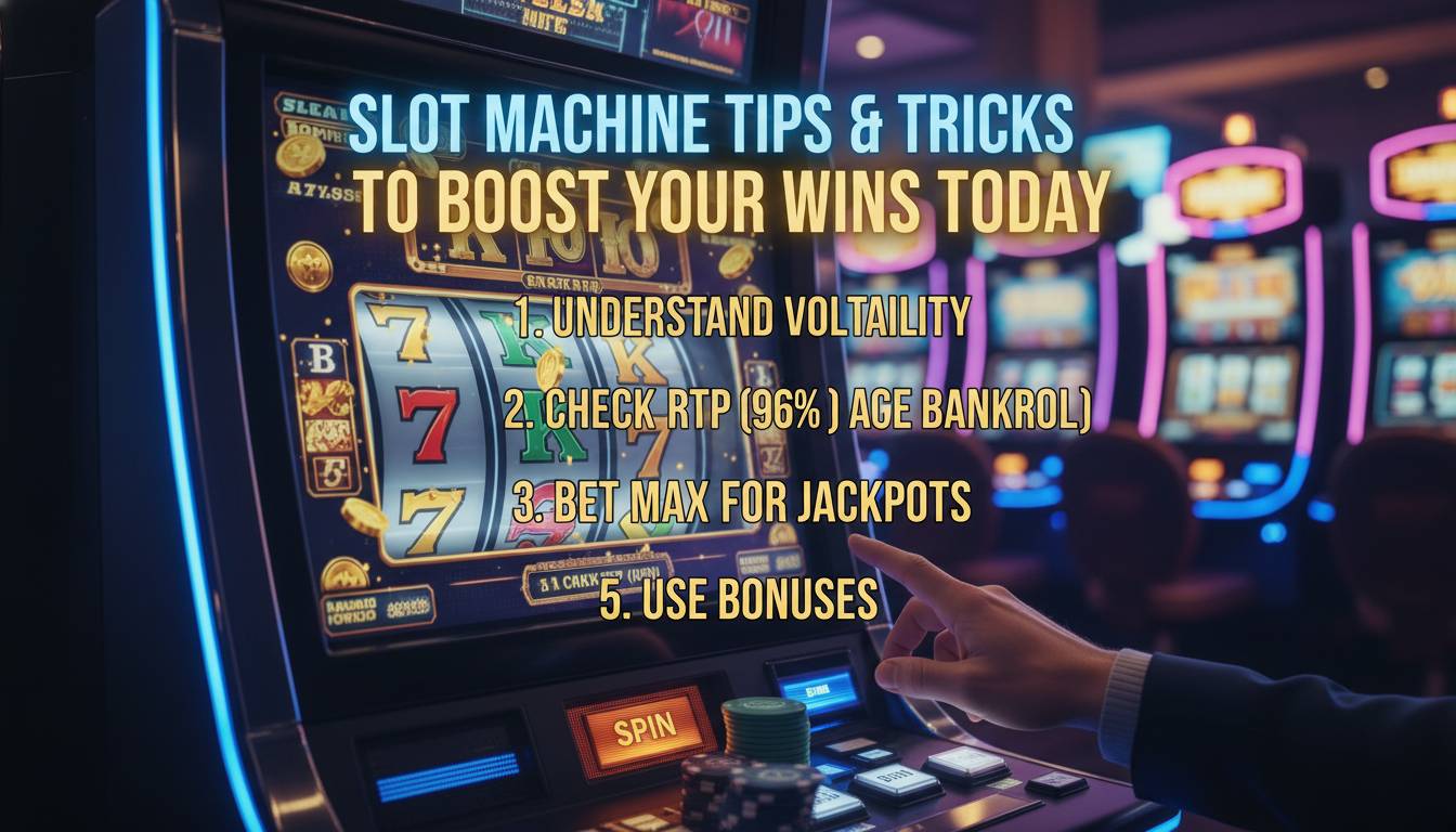 Slot Machine Tips & Tricks to Boost Your Wins Today