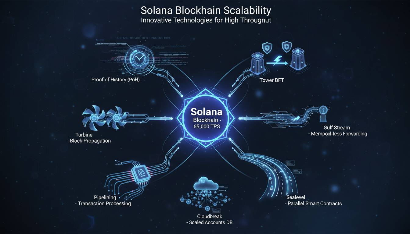 Solana Blockchain Scalability: How It Achieves 65,000 TPS