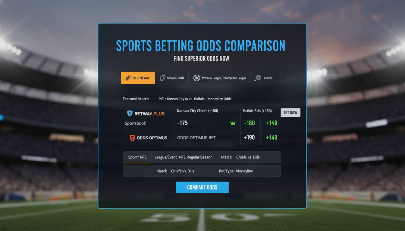 Sports Betting Odds Comparison - Find Superior Odds Now