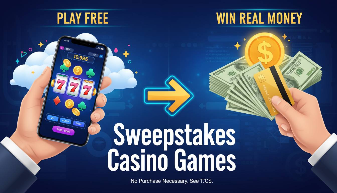 Sweepstakes Casino Games: Play Free & Win Real Money
