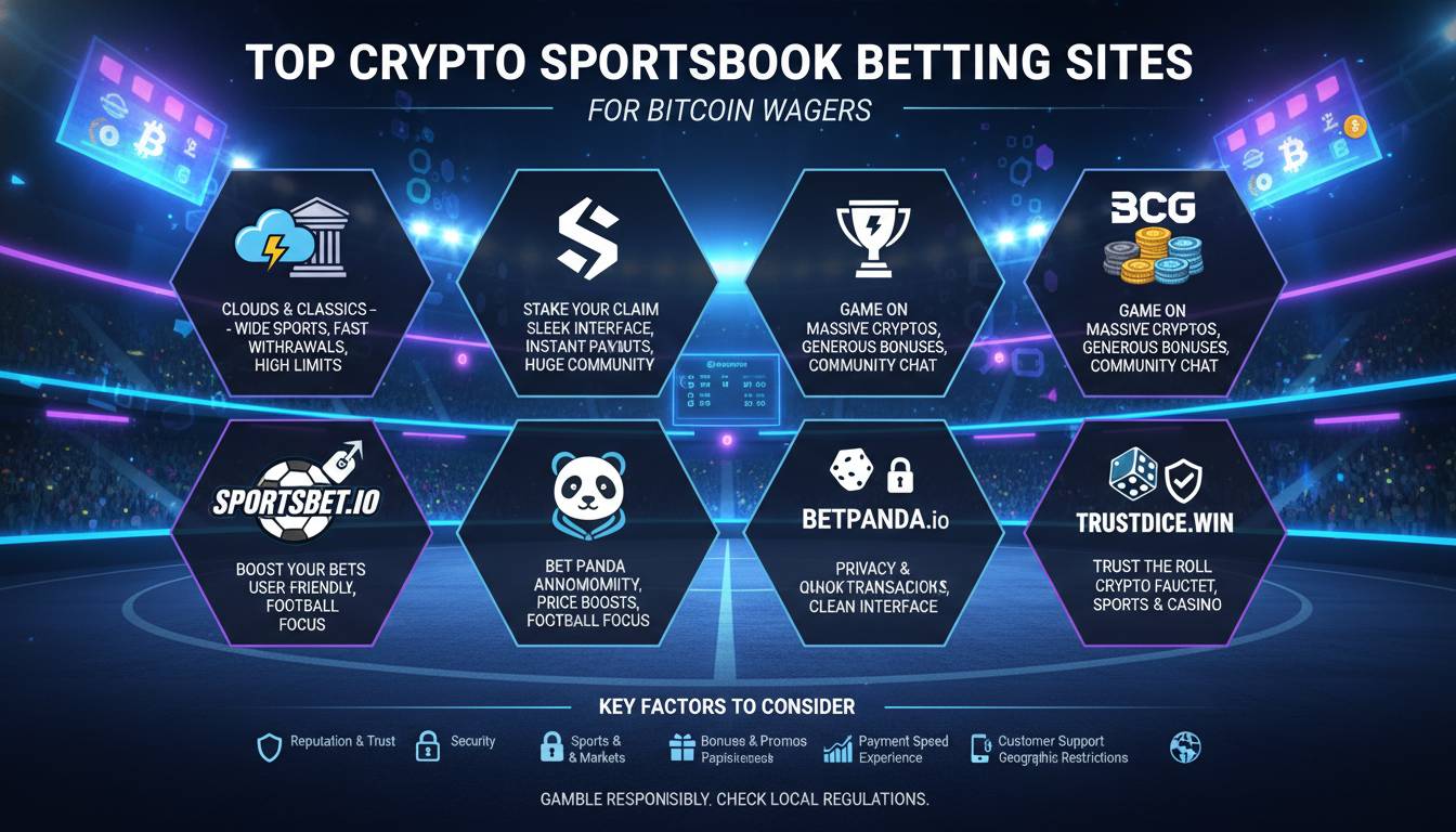 Top Crypto Sportsbook Betting Sites for Bitcoin Wagers