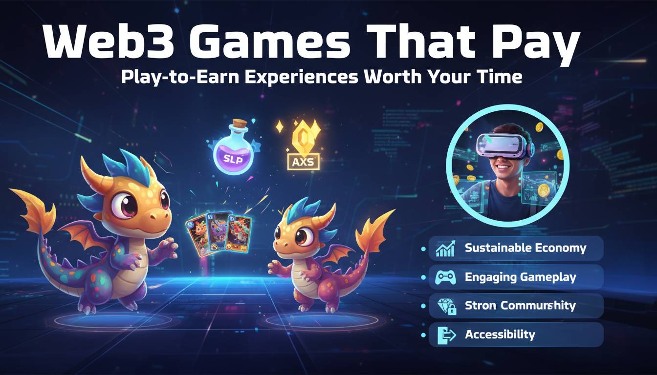 Web3 Games That Pay: Play-to-Earn Experiences Worth Your Time